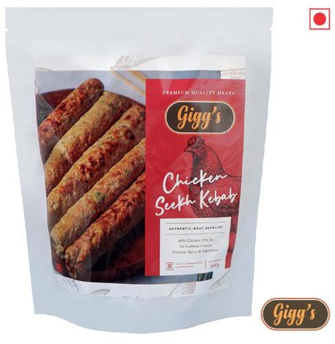 Gigg's, Chicken Seekh Kebab, 500 gm