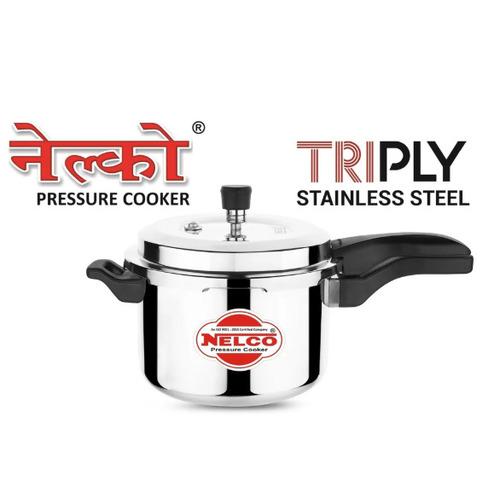 Tri Ply Stainless Steel Pressure Cooker