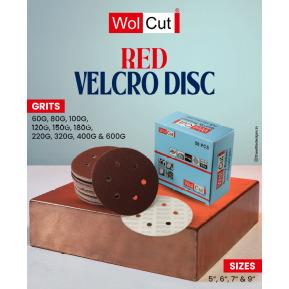 Red Velcro Disc