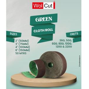 Green Abrasive Cloth Roll