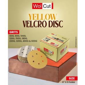 Yellow Velcro Disc
