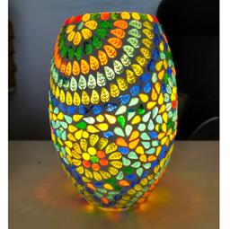 Mosaic Glass Dholak Lamp
