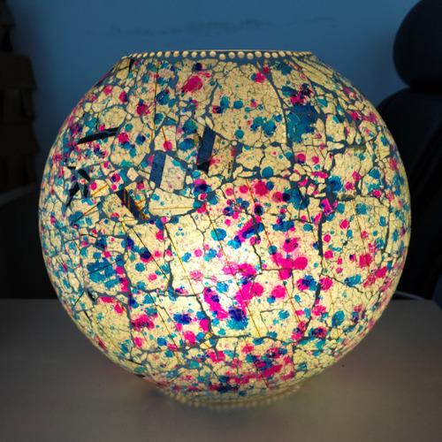 Tuffen Glass Purse Lamp