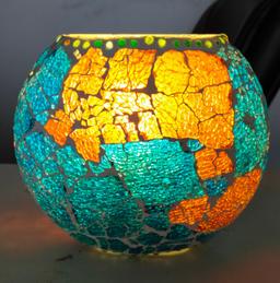 Tuffen Glass Purse Lamp