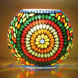 Mosaic Glass Purse Lamp
