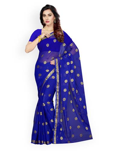 Surat Fancy Saree Blue