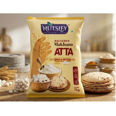 Nutsley Multigrain Makhana Atta 1kg