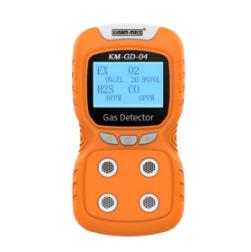 PORTABLE EXPLOSION PROOF MULTIGAS DETECTOR For CO,O2, H2S, Ex(LEL) MODEL-KM-GD-04