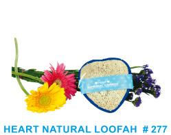 Heart Natural Loofah