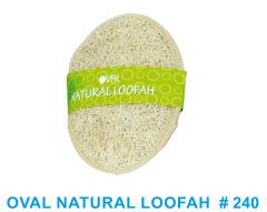 Oval Natural Loofah