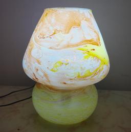 3D Glass Table Lamp