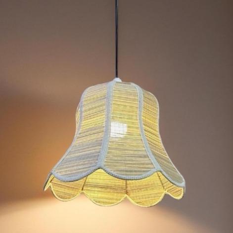Bamboo Flower Hanging Lamp