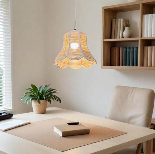 Bamboo Flower Hanging Lamp