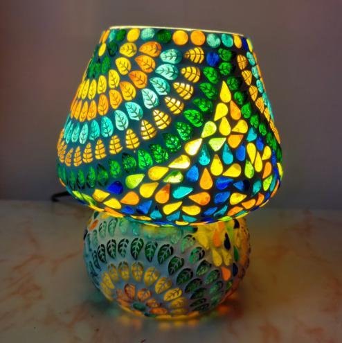 Mosaic Glass Table Lamp