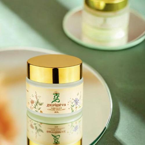 Gaurisatva Cooling Emollient Cream Shata Dhauta Ghrita (100x Washed A2 Cow Ghee)