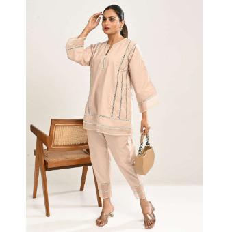 Pink Cotton Co-ord set