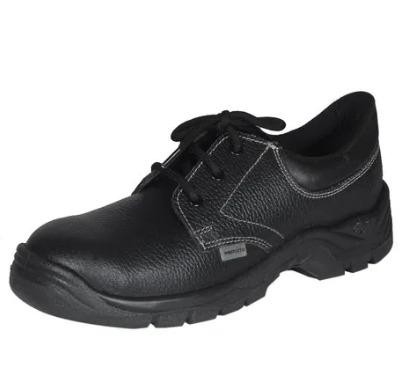 Black Leather Safety Shoes