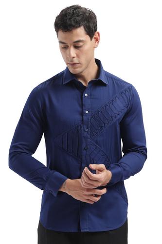 Royal Blue Designer Shirt