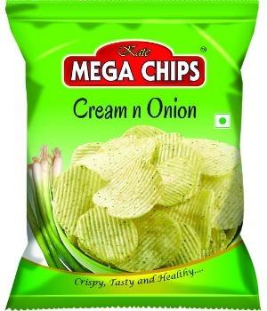 Cream and Onion Chips