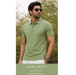 Premium Textured Polo T-Shirt