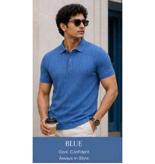 Premium Textured Polo T-Shirt