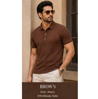 Premium Textured Polo T-Shirt