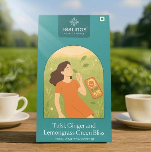 Tulsi , Ginger & Lemongrass Green Bliss