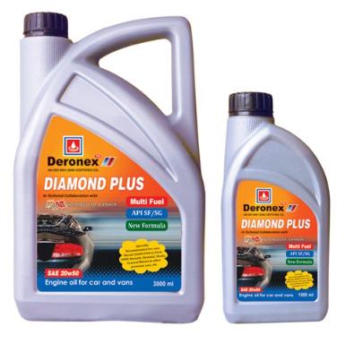 Diamond Plus Multifuel SAE 20W50 Engine Oil for car and vans