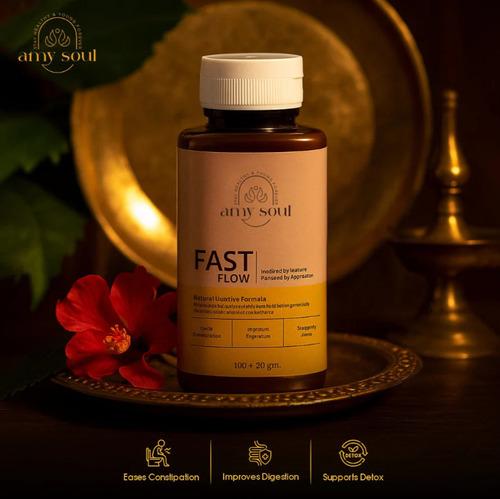Fast Flow - Ayurvedic Constipation Relief & Digestive Detox Powder (100g + 20g)