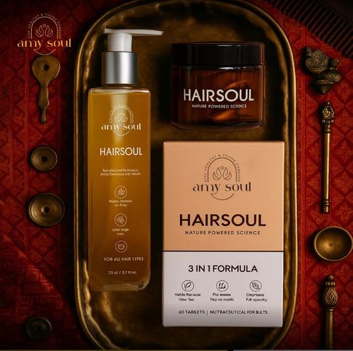 Hairsoul - Hair Care Combo (Oil + Tablets)