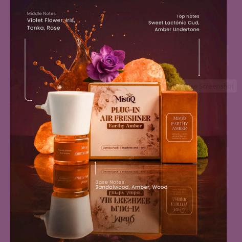 PLUG IN ROOM FRESHNER - Earthy Amber