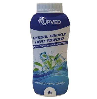 Upved Herbal Prickly Heat Powder With Aloevera Thanda Thanda