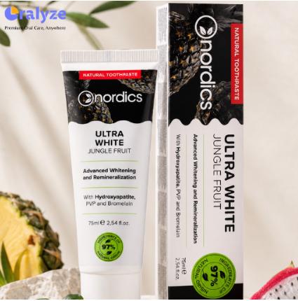 Nordics Natural Remineralization Toothpaste - Ultra White