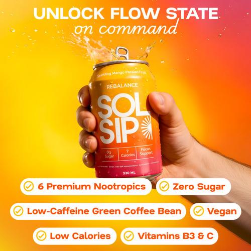 Sparkling Mango Passion Fruit 330ml