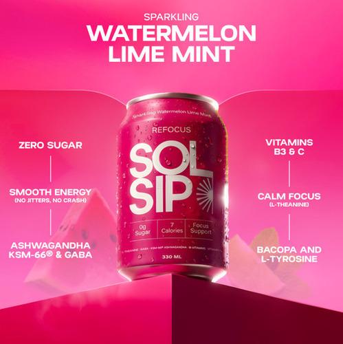 Sparking Watermelon Lime Mint 330ml	