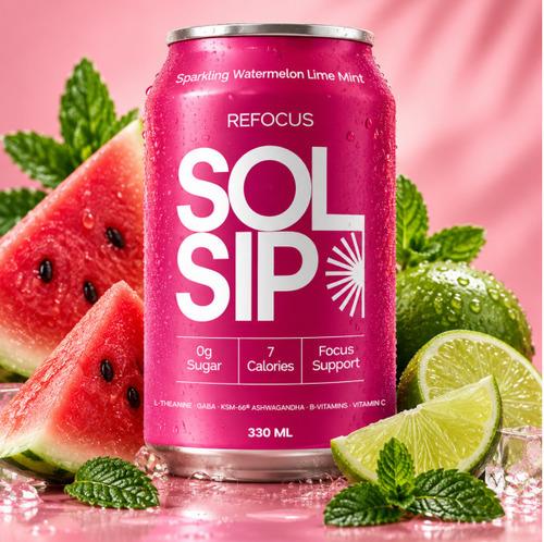 Sparking Watermelon Lime Mint 330ml