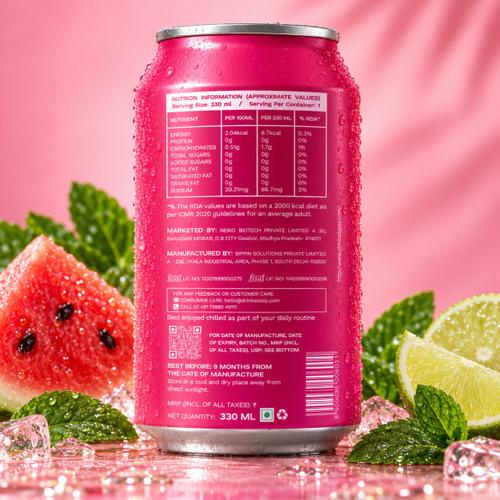 Sparking Watermelon Lime Mint 330ml