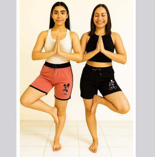 Ladies Apple Cut Shorts Cotton