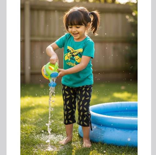 Girls Capri T-Shirt Set