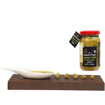 Green Chilli In Barley Water Pickle