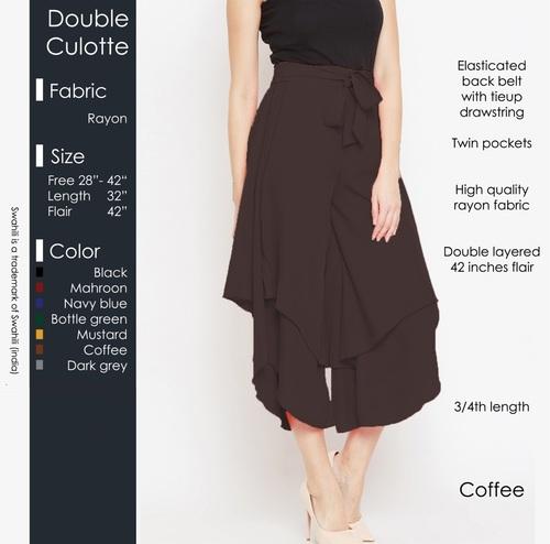 Black Linen Pearl Palazzo