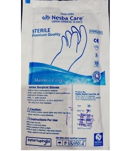 Sterile Powdered Latex Surgical Gloves