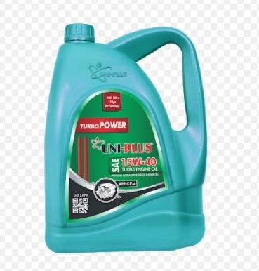 UNI-PLUS TURBO POWER 15W-40 CF-4 PLUS  PASSANGER CAR MOTOR OIL (3.5LTR)