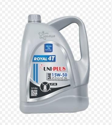UNI-PLUS  ROYAL 4T 15W-50 API SM  SEMI SYNTHETIC  MOTOR CYCLE ENGINE OIL (2.5LTR)