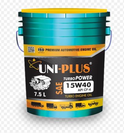 UNI-PLUS TURBO POWER 15W-40 CF-4 PLUS  DIESEL ENGINE OIL (7.5LTR)
