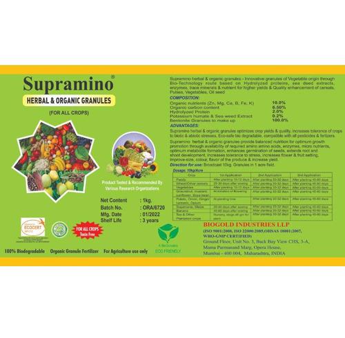 SUPRAMINO HERBAL & ORGANIC GRANULES