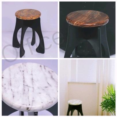 MARBLETOP STOOLS