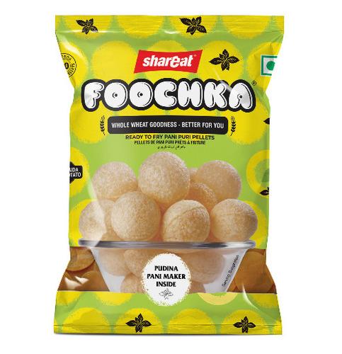Pani Puri Packet (200 Gram) + 1 Litre Mint Pani Maker Flavor Sachet