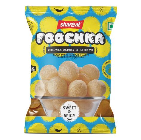 Pani Puri Packet (200 Gram) + 1 Litre Sweet & Spicy Pani Maker Sachet