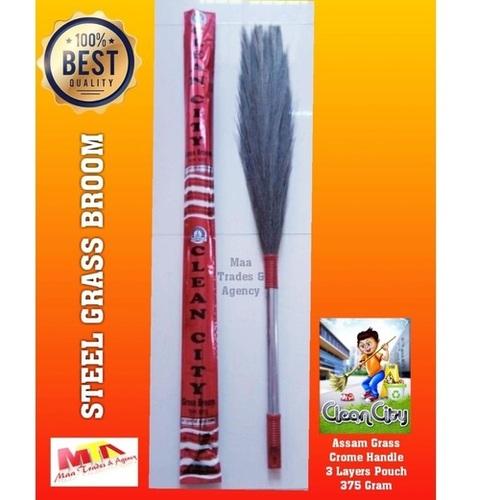 STEEL  GRASS BROOM